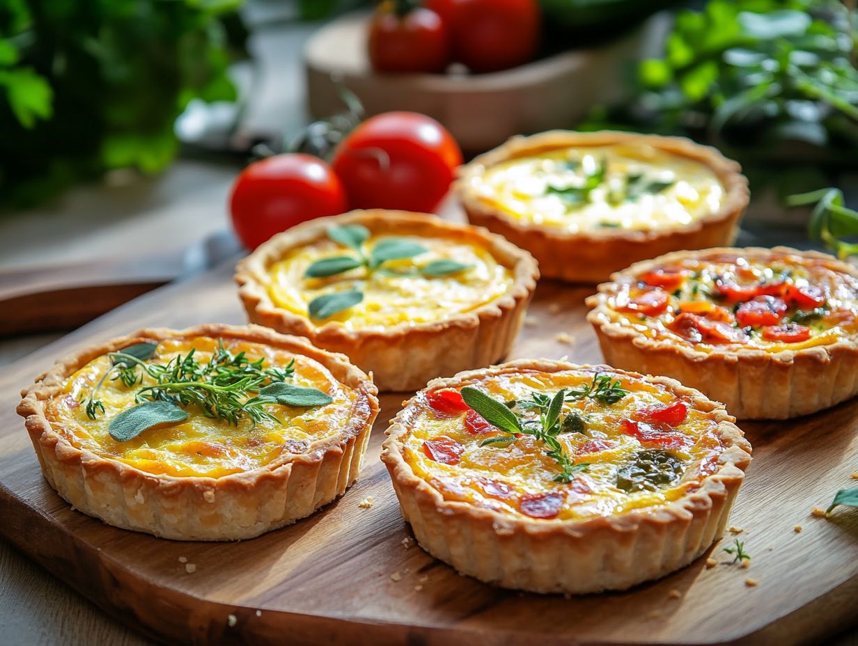 Image of delicious keto quiche recipes