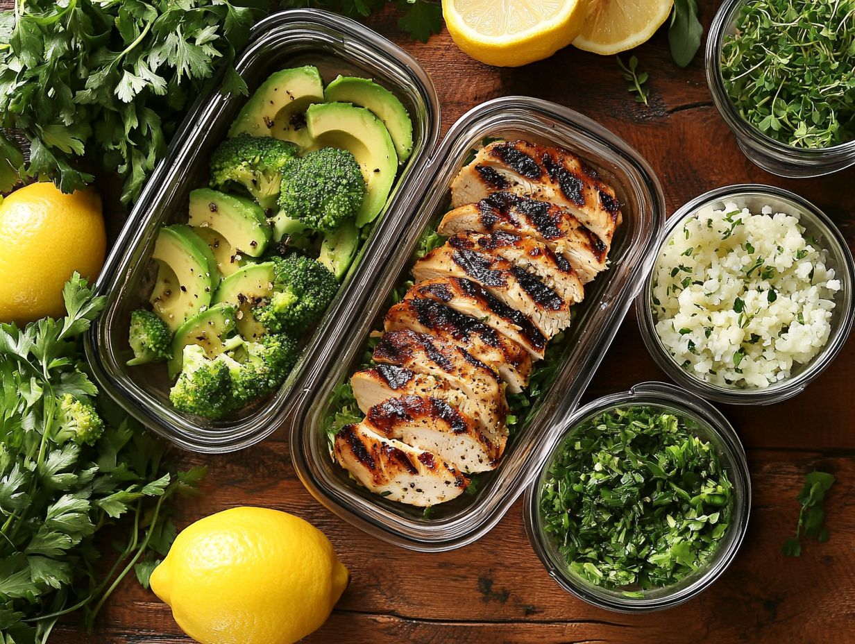 What Are Some Essential Ingredients for Keto Meal Prep?