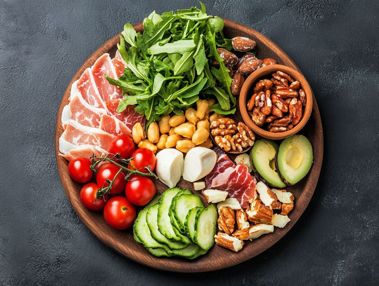 Image of keto snacks and key takeaways for busy lifestyles