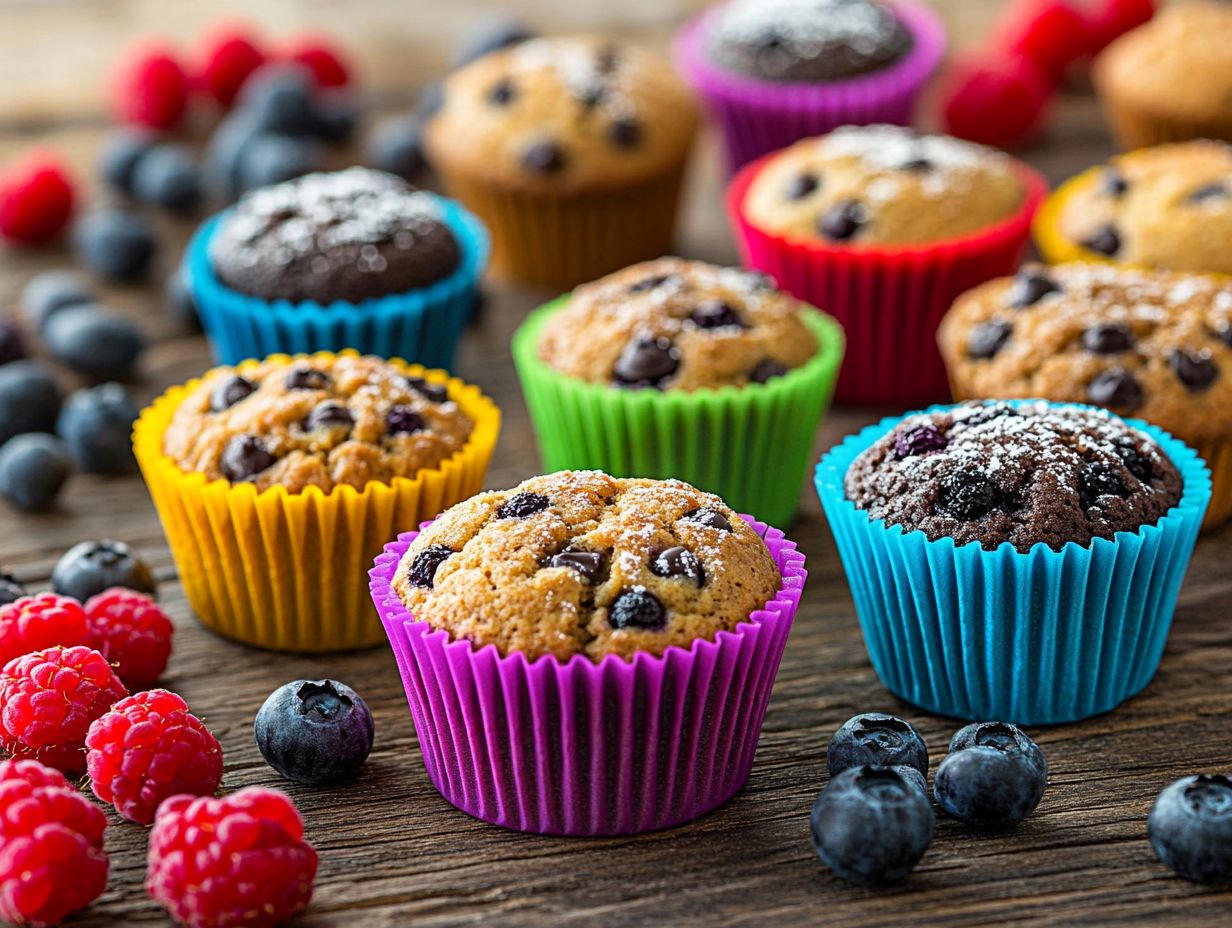 Delicious Lemon Poppy Seed Keto Muffins served on a plate