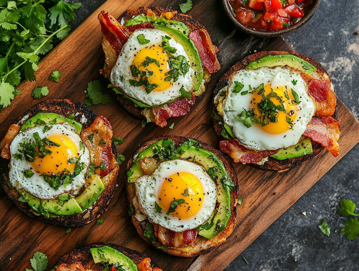 Delicious Smoked Salmon and Cream Cheese Breakfast Sandwich ready to enjoy.