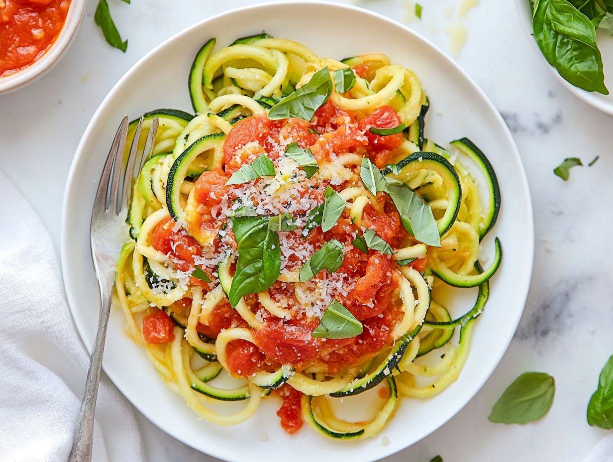 3. Use Zoodles as a Replacement for Pasta or Noodles