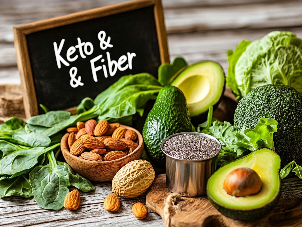 Illustration of Risks Associated with Low Fiber Intake on a Keto Diet