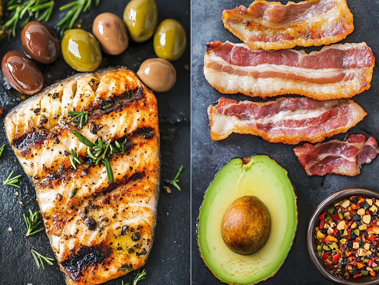 Both Diets Emphasize Healthy Fats