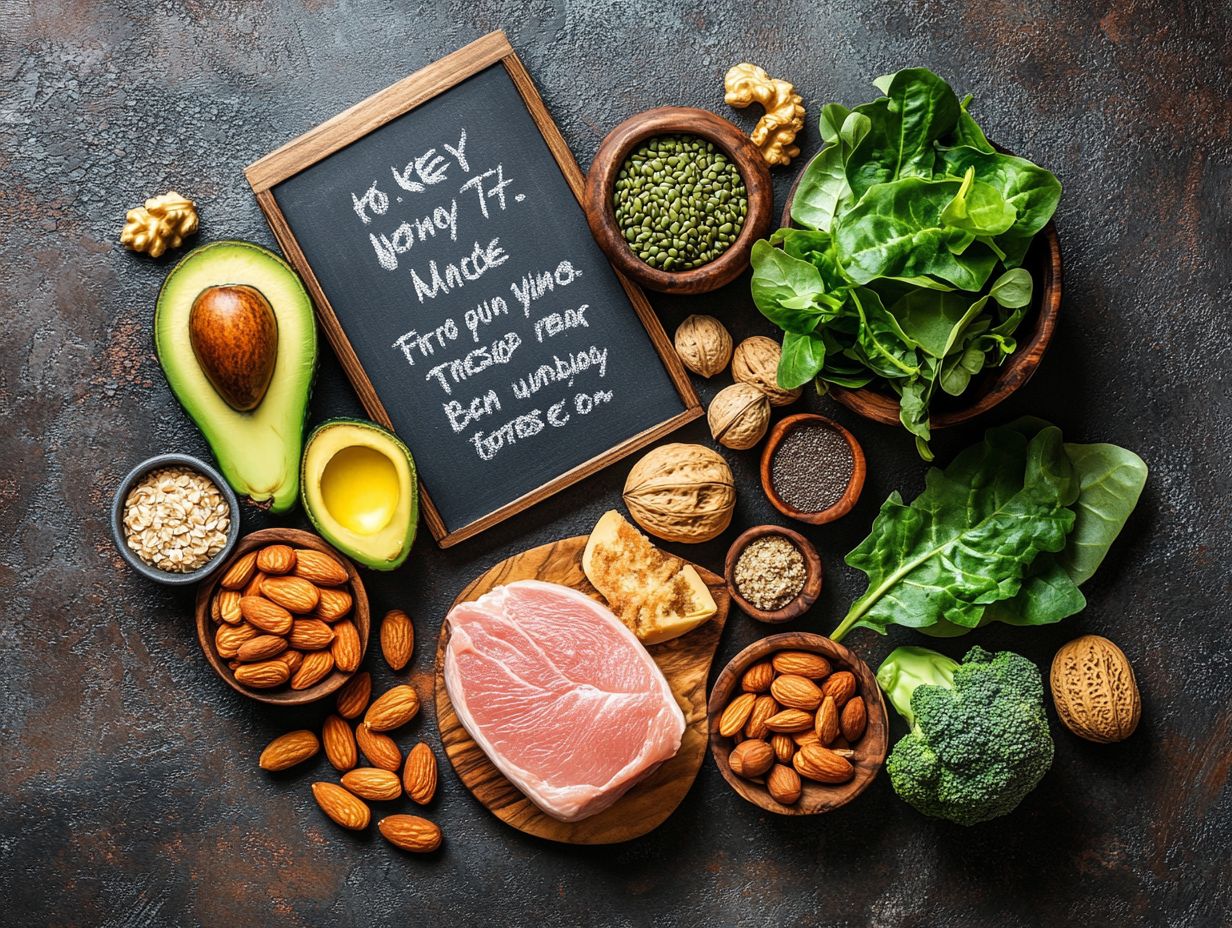 Image illustrating key takeaways from the Keto Diet