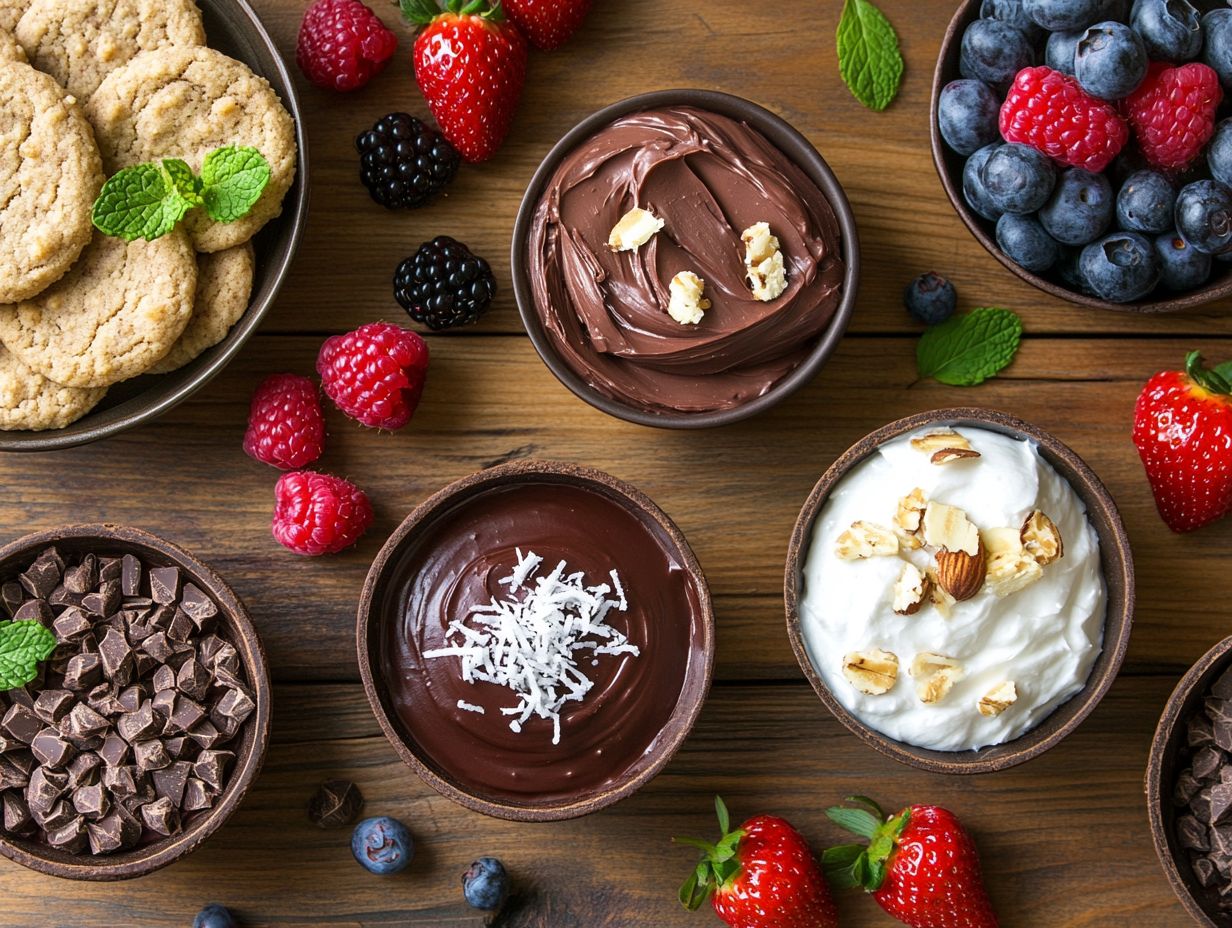 Key Takeaways: A graphic summarizing the key nutritional facts of keto-friendly desserts.