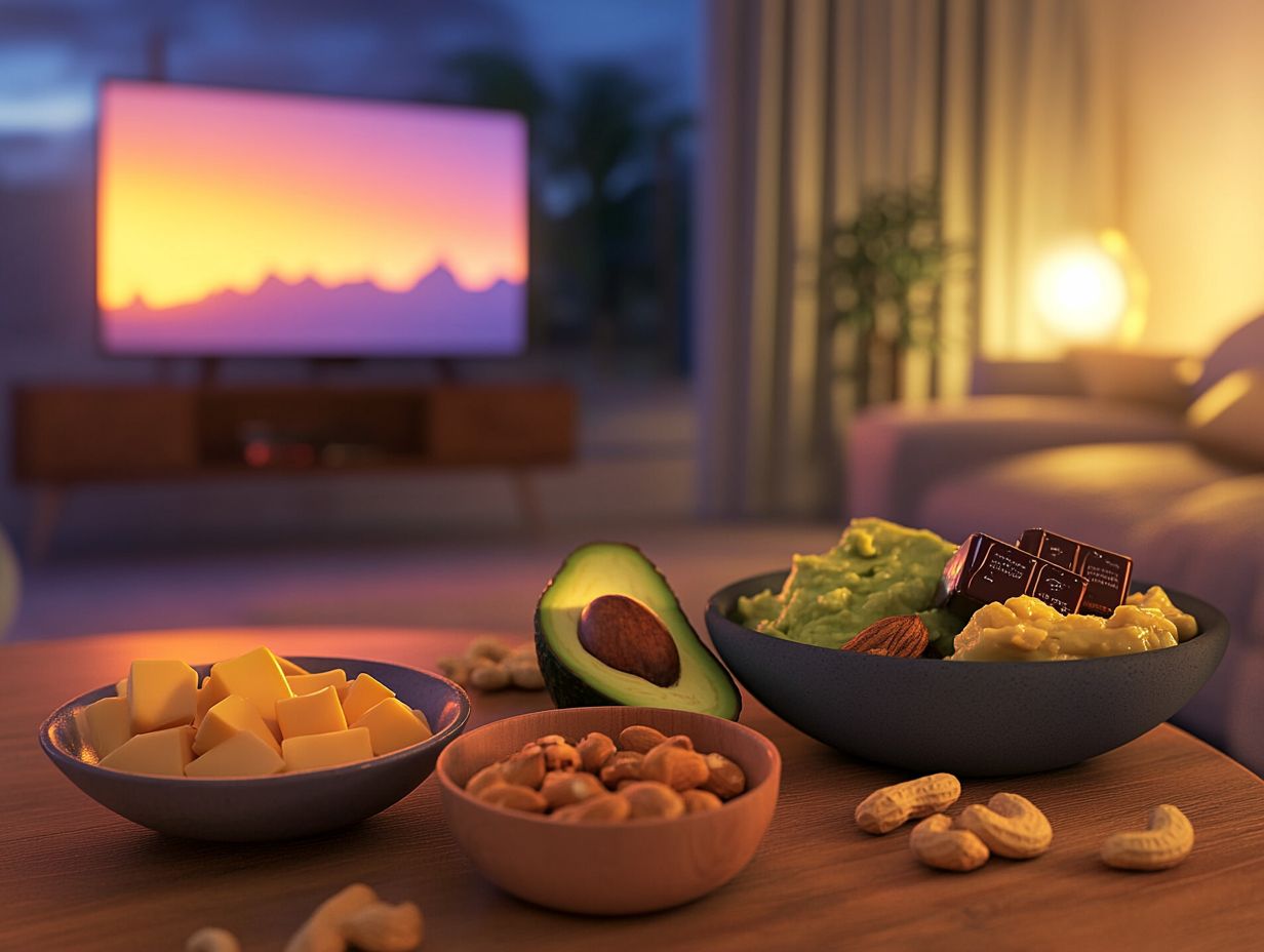 Keto-friendly snacks for movie nights