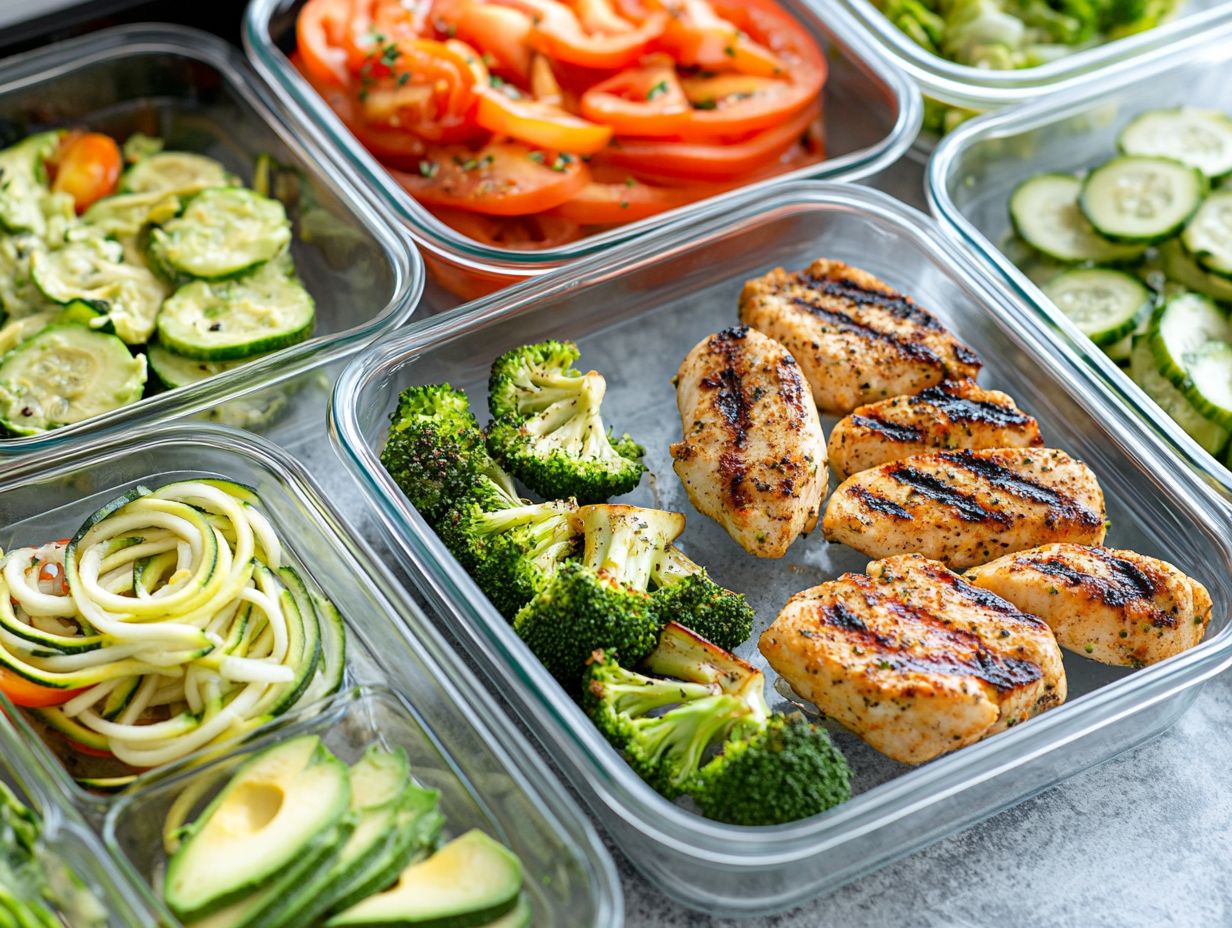 Delicious keto meal prep recipes for healthy eating.