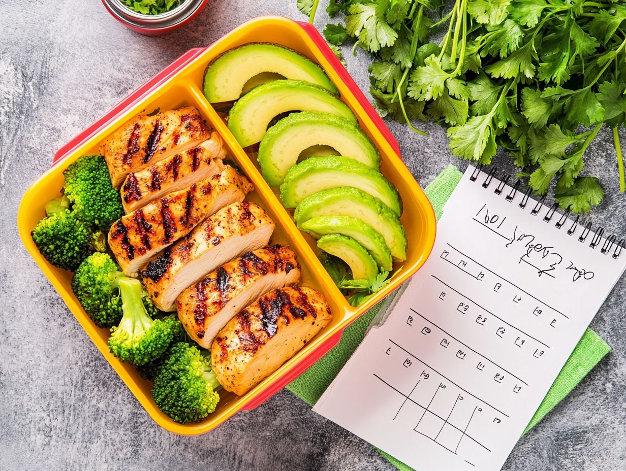 A guide on how to start keto meal prep.