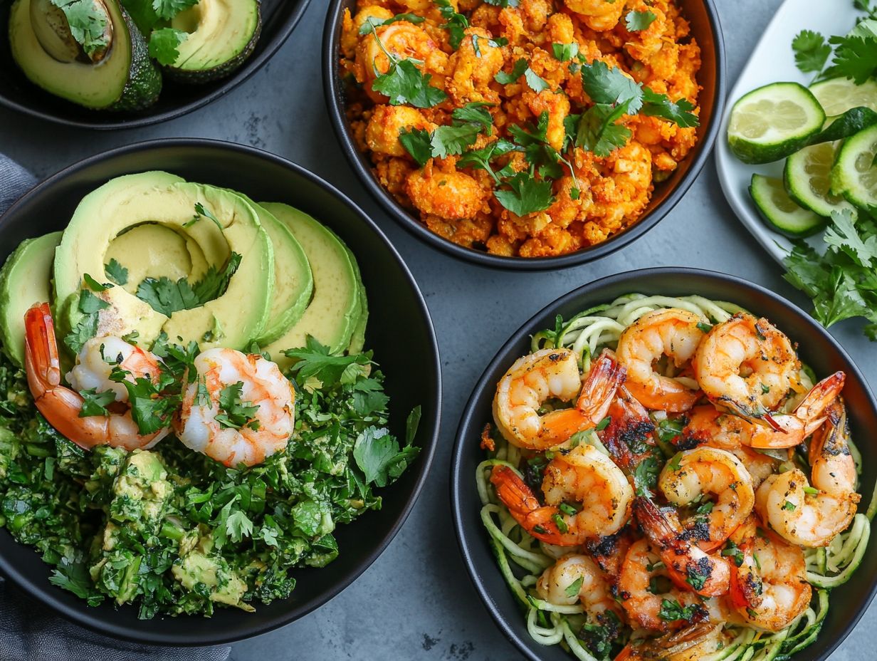 A delicious Brazilian Keto meal featuring vibrant ingredients.