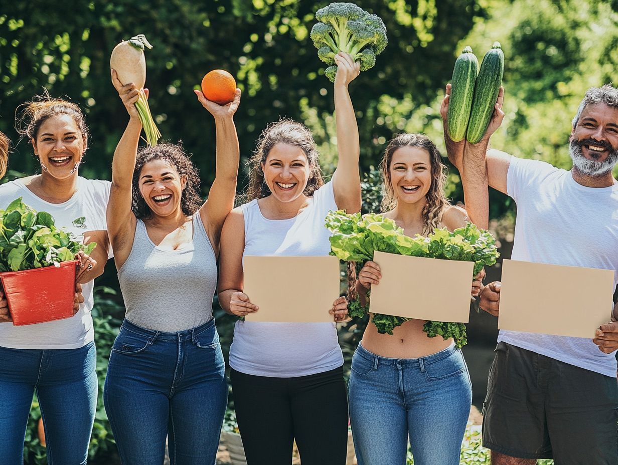 Illustration of different types of keto diets for health transformation.