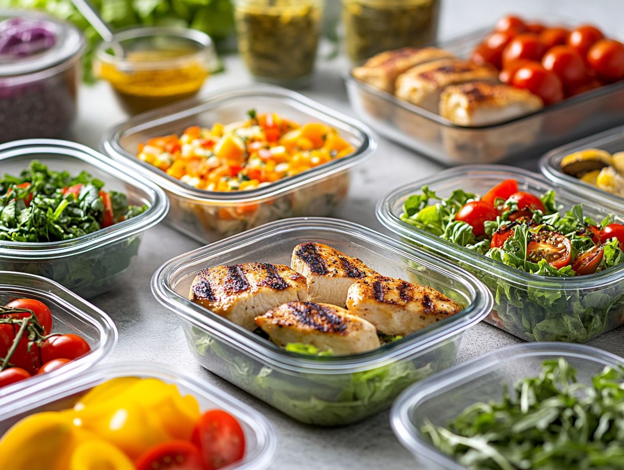 What are the best meal prep containers for a keto diet?