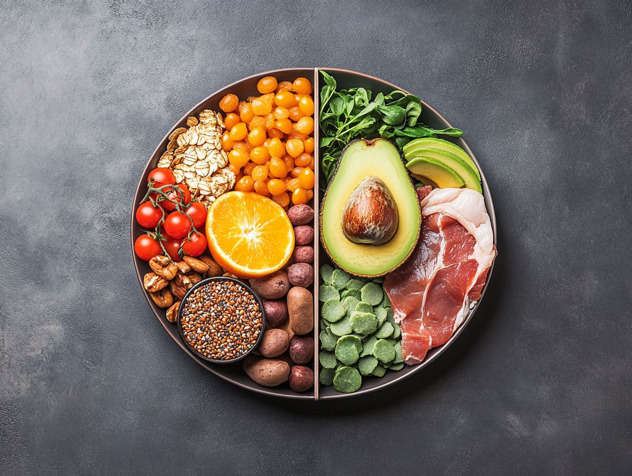 Illustration showing the link between the ketogenic diet and HDL cholesterol levels.